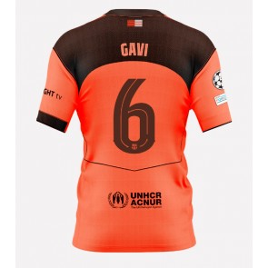 Lacne Muži Futbalové dres Barcelona Paez Gavi #6 2025-26 Krátky Rukáv - Tretina